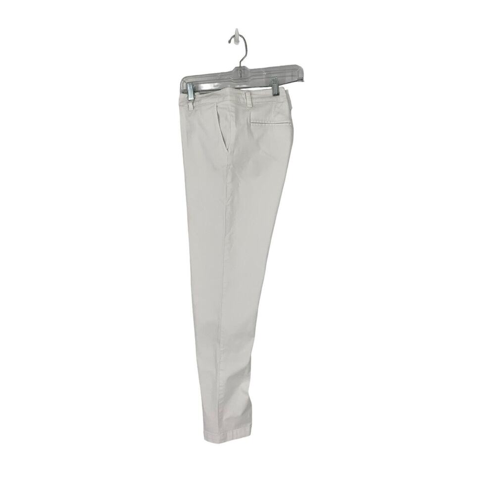 Bass White Slash Pocket Chinos Womens Cotton Stretch Size 12